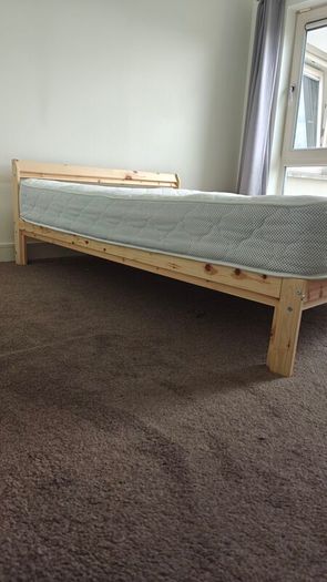 Bed Frame and Mattress