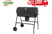Steel Charcoal BBQ, with Ash Catcher and Warming Rack
