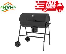 Steel Charcoal BBQ, with Ash Catcher and Warming Rack