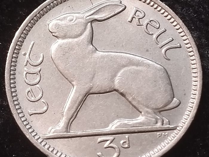 Ireland - 1968 - 3 Pence - AU - KM.12a - [498]