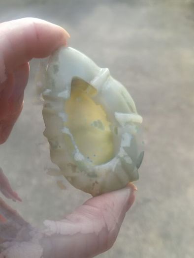 Qing Dynasty Jade Brush Washer