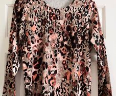 Ladies Brown Patterned Top by Marinello