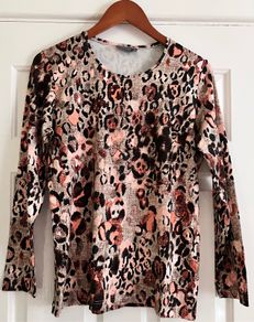 Ladies Brown Patterned Top by Marinello
