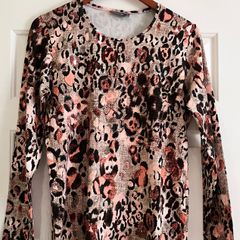 Ladies Brown Patterned Top by Marinello