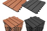 30x30cm patio tile WPC Garden floor board eco-friendly waterproof DIY splicing balcony floor
