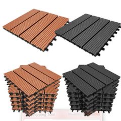 30x30cm patio tile WPC Garden floor board eco-friendly waterproof DIY splicing balcony floor