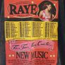 Distressed Grey RAYE This Tour May Contain New Music Double Sided T Shirt. XXL - Width: 65cm, Length: 75cm. Image 4