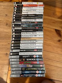 Psp game and movie bundle (28 in total)