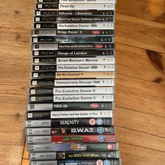 Psp game and movie bundle (28 in total)