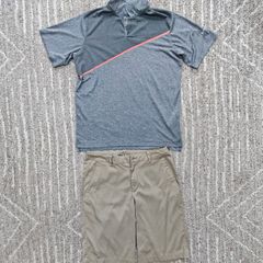 Nike boys polo shirt and shorts set - age 12-13