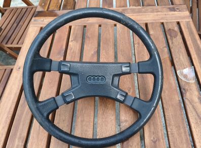 Audi Quattro 1980`s Steering wheel Leather