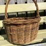 Vintage Basket Bag- Organic Shopping Image 2