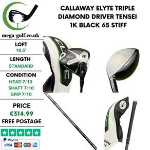 Callaway Elyte Triple Diamond Driver / 10.5 Degree / Tensei 1K Black 65 Stiff