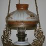 Antique Counter-Weighted  Parlor Oil Lamp Image 7