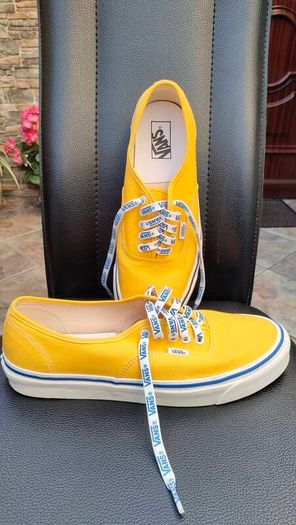 Vans Anaheim Factory Authentic 44dx Deck - Yellow  Perfect Condition Like New Size 10.5