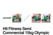 Semi Pro 200cm 15kg Olympic Barbell + Collars!