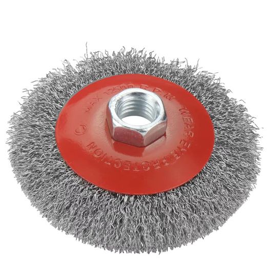 Twisted Steel Wire Wheel Brush for Angle Grinder Paint Removal Deburring Strong Rotary Twist Knot