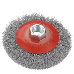 Twisted Steel Wire Wheel Brush for Angle Grinder Paint Removal Deburring Strong Rotary Twist Knot