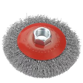 Twisted Steel Wire Wheel Brush for Angle Grinder Paint Removal Deburring Strong Rotary Twist Knot