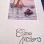 Vintage Handmade Greeting Card. Image 2