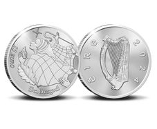 Ireland Silver Coin - Saint Brigid of Kildare - St. Brigid 2024
