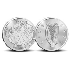 Ireland Silver Coin - Saint Brigid of Kildare - St. Brigid 2024