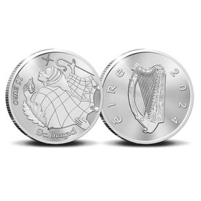 Ireland Silver Coin - Saint Brigid of Kildare - St. Brigid 2024