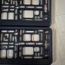 2x mercedes benz registration plate frame Image 5