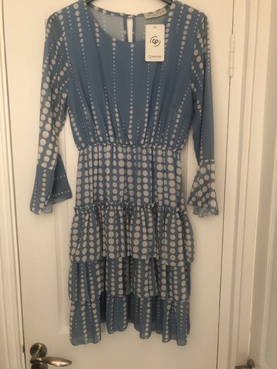 Polka Dot Blue Dress BNWT