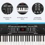 54 Key Keyboard Piano with Speakers, Microphone, 300 Sounds, 300 Rhythms, 40 Demo Songs, Educational Tools and Music Rest (FREE SHIPPING) Image 2