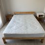 IKEA Double Bed Frame + Mattress Image 3