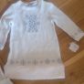Tahari Knitted Dress with Faux Fur Trim &Matching Tights with Leg Warmers Age 12 Months Image 3