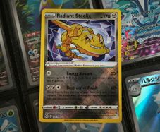 Radiant Steelix ! Ultra Rare ! from Lost Origin Set ! 2022 ! Pokemon Card !
