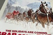 Budweiser Holidays Are Coming poster