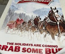 Budweiser Holidays Are Coming poster