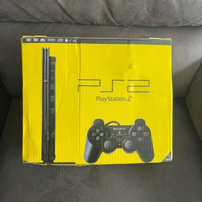 Sony PlayStation 2 PS2 Slim Black Console Boxed