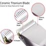 Hair Clippers, Professional Hair Trimmer Cordless Clippers Beard Shaver Electric Haircut Kit IPX7 Waterproof USB Rechargeable LED Display Beard Trimmer for Men and Family Use (FREE POSTAGE) Image 5