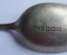 Antique Hallmarked Sterling Silver Spoon 21,6g