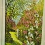 Eileen Curran "The Garden Gate" - Beautiful Original Framed Oil Painting Image 5