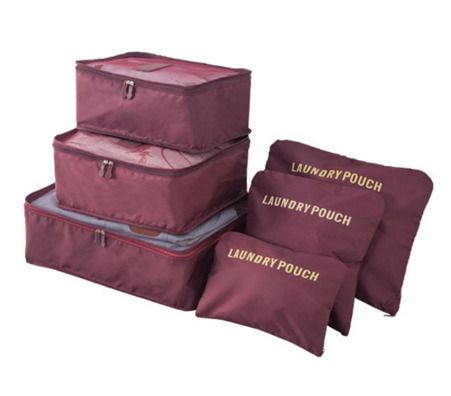 6pcs Foldable Big Capacity Travel Organizer Bags Travel Storage Bag Set