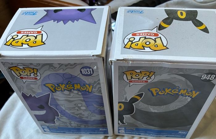 Pokemon Funko Pops Gengar & Umbreon