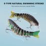 Fishing Lures Life-like pike lures,trout lures for freshwater salt water, sea fishing tackle baits, 5pcs 4.3 inch big fishing spinners lure kit Image 4