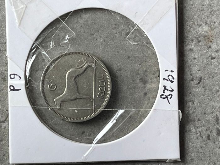 1928 Irish Sixpence