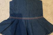 New - Rugged Bear Denim baby girl dress size 18-24 m