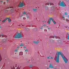 Blackput pink princess eyelet curtains