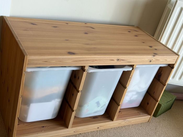 ikea wooden storage cabinet