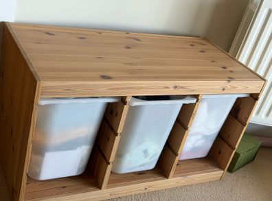 ikea wooden storage cabinet