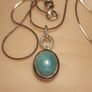 Lovely Quality Amazonite Pendant and Chain Image 5