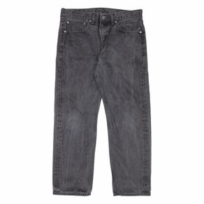 Levis 505 Jeans Mens Grey W34 L30 Regular Straight