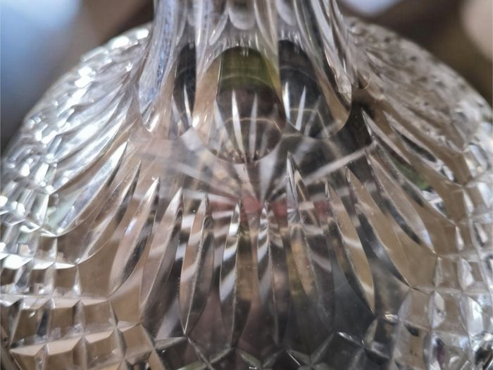 Vintage Waterford Crystal Lismore Large Ships Decanter Mint Gothic Mark
